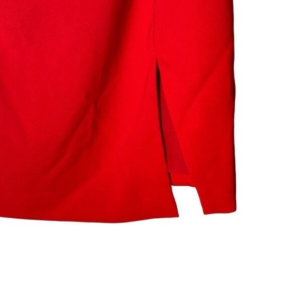 Michael Costello x REVOLVE Fabian Mini Dress in Red One Shoulder Minimalist L - Picture 8 of 14